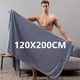 thumbnail image 2 of Toalla de baño de microfibra súper grande, suave, alta absorción y secado rápido, uso multifuncional, deportes, salones de belleza y hoteles., 2 of 7