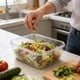 thumbnail image 4 of Contenedor De Ensalada Con Compartimento Para Aderezo, ABS, Reutilizable, A Prueba De Fugas, Portátil, Para Ensalada, Lonchera, Contenedor De Almacenamiento De Alimentos Para La, 4 of 7