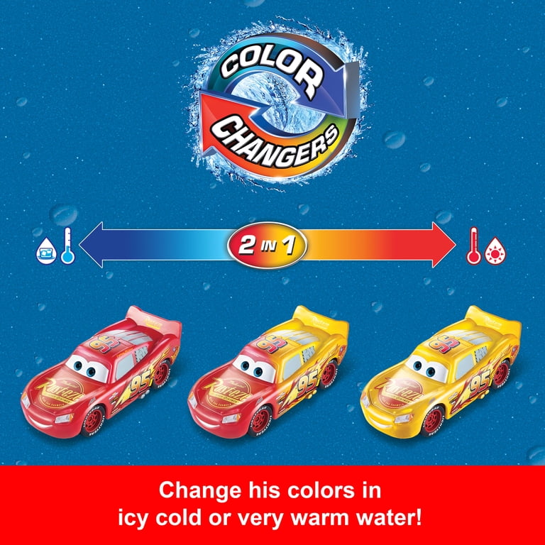Mattel, Disney Pixar Cars Color Changers Lightning McQueen, 1:55