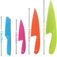 thumbnail image 6 of 8Pcs Plastic Kitchen Knife Nylon Kids Chef Knife Set Safe Colorful Plastic Cooking Knives for Children Play Food Toy Role Toys, 6 of 7