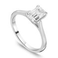 thumbnail image 4 of Silvago Jewel Lab Diamond Emerald Cut 1.8 Ct Wedding Ring - 14K White Gold Plated Rings for Gifts - Solitaire Engagement Wedding Prong Set Rings for Her - 9th Year Anniversary Gifts for Women's, 4 of 7