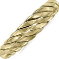 thumbnail image 3 of SZUL Women's 1.7MM Braided Rope Twist Wedding Band in 14K Yellow Gold, 3 of 4