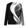 thumbnail image 2 of Hauts à Manches Longues pour Femmes T-Shirts Imprimés Décontractés Amples à Col Rond à Manches Longues Hauts Blouse T-Shirts à Manches Longues pour Femmes T-Shirts Longs pour Femmes Blouses à Manches Longues pour Femmes, 2 of 3