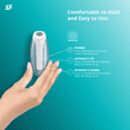 thumbnail image 3 of Satisfyer Love Breeze Air-Pulse Clitoris Stimulator - Non-Contact Clitoral Sucking Pressure-Wave Technology, Waterproof, Rechargeable (Ice Blue), 3 of 6
