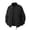 02# Black, variant on IhhxPro Men's Bomber Jacket with Pockets Loose Fit Zip-Up Coat Casual Streetwear Cotton Lightweight Spring Fall Outerwear Solid Color Everyday Fashion M-4XL