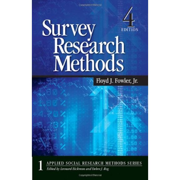 Pre-Owned Survey Research Methods (Paperback) by Floyd J Fowler