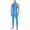 Blue, variant on Mens Glossy Stretchy Sleeveless Leotard Rash Guard Oil Shiny Unitard Bathing Suits Green XL