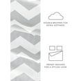 thumbnail image 5 of Ultra Soft 4-Piece Bed Sheets Set - Gray Arrow Printed Sheets for Twin Bedding by Comfort Canopy, 5 of 10