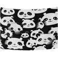 thumbnail image 3 of FREEAMG Cute Pandas Tapestry Hippie Wall Hanging Tapestries Aesthetic Decorative for Living Room Bedroom Ceiling 60x40In, 3 of 7