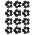 thumbnail image 2 of 12 piezas de fútbol de mesa Balones de repuesto Bolas interesantes Mini juego de fútbol de mesa Accesorio de bola para exterior exterior en casa (blanco y negro), 2 of 7
