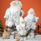 thumbnail image 2 of Decoración de Papá Noel de 30/45 cm, estatua de Papá Noel blanca, decoración para fiestas navideñas, feliz año nuevo 2024, 2 of 5