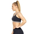thumbnail image 3 of Expert Brand Women's Airstretch Calypso Sports Bra, Black/Heather Charcoal, Medium, 3 of 8