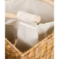 thumbnail image 5 of BirdRock Home Water Hyacinth Laundry Hamper Divided, 5 of 5