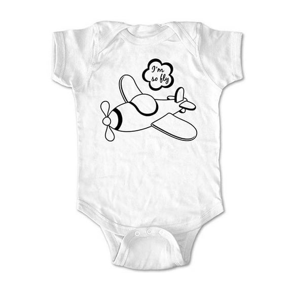I'm so fly - wallsparks cute & funny Brand - baby one piece bodysuit - Great baby shower gift!