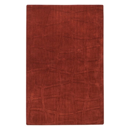 Surya Sculpture SCU-7507 Area Rug - Dark Red