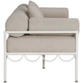 thumbnail image 3 of Meridian Furniture Portofino 69.75" Beige Water Resisting Fabric Patio Loveseat, 3 of 9