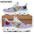 thumbnail image 1 of Zapatos de enfermera con degradado para mujer, diseño de marca premium, zapatillas de fisioterapia, antideslizantes, planos, calzado de playa para mujer, 1 of 6
