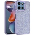 thumbnail image 5 of XPM for Samsung Galaxy A17 5G Phone Case, Crystal Sparkle Diamond Glass Full Mini Glitter Bling Frame TPU Hybrid Protective Cover for Galaxy A17 (Purple), 5 of 8
