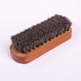 thumbnail image 4 of Toystoory Ropa zapato madera Animal pelo cepillo pulido cuero suave pulido herramienta calzado limpieza cepillos bolso muebles Suministros de limpieza para el hogar Rojo marrón, 4 of 6