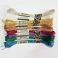 thumbnail image 3 of Mouline Stranded Cotton 12 Strand Embroidery Floss Thread, Dark Gold, 8m, 3 of 5