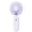 Purple, variant on Eespoir Folding Handheld Small Fan, USB Rechargeable Mini Portable Fan, 3-Speed Desk Fan for Travel Office Outdoor, Lightweight Personal Cooling