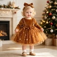 thumbnail image 2 of TGPMGRZ Toddler Christmas Dresses Girls Tutu Skirt with Bow Headband Xmas Holiday Outfits, 2 of 6