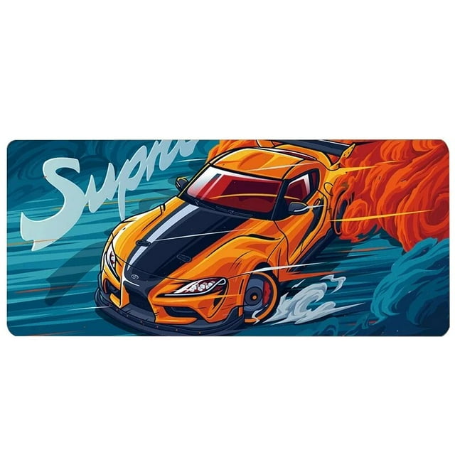 Rally Sports Racing Car Speed Drift GTR Race Car Vehicle XXL Mouse Pad Large Computer Laptop Non-slip Keyboard Desk Mat Mousepad