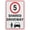 Warning Sign 4, variant on Shared Driveway 5Km Speed Limit Sign 8"x12"es Metal Aluminum Signs, Weather Resistant, Weatherproof, Indoor Or Outdoor
