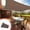 Coffee, variant on HDPE Sunshade Net | Outdoor Patio Balcony Courtyard Shade Cover | 95% UV Block, Breathable Reinforced Edge, Stainless Steel Grommets | 200x200 cm | Garden, Pool, Car - 1 Pack