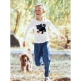 thumbnail image 2 of Cute Kitten With A Ball Long Sleeve Toddler -Image by Shutterstock,  4 Toddler, 2 of 4