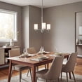 thumbnail image 2 of 43922NI Kichler Lighting Joelson - 3 Light Small Chandelier - with Transitional inspirations - 18.5 inches tall by 20 inches wide-Brushed Nickel, 2 of 3