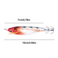 thumbnail image 4 of Señuelo Pesca Luminoso Anzuelos Calamar Artificiales Cebos Jigging () Blanco, 4 of 4