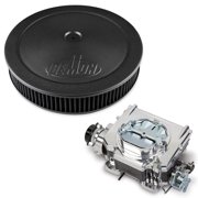 DEMON CARBURETION Street Demon 1901 Polymer 625 CFM 4BBL Carb w/Black Air Cleaner