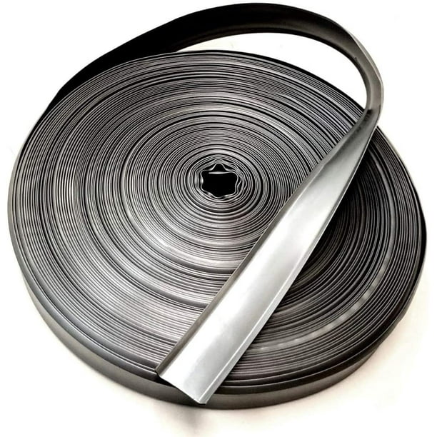 Silver Vinyl 7/8" Insert Molding Trim Screw Cover RV Camper Travel