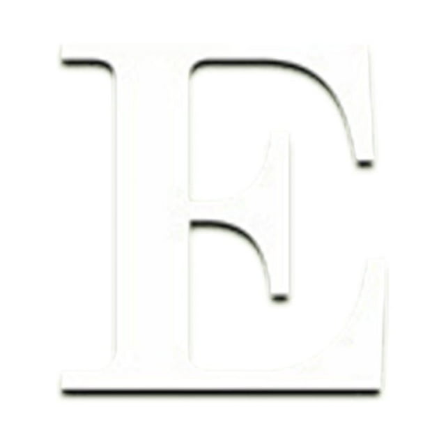 Naiovety DIY acrílico pegatina 26 letras decoración del hogar inglés 3D espejo pared alfabeto Decoración del hogar Plata letra e
