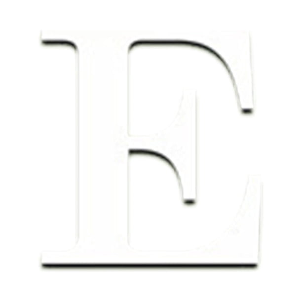 Naiovety DIY acrílico pegatina 26 letras decoración del hogar inglés 3D espejo pared alfabeto Decoración del hogar Plata letra e
