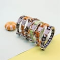 thumbnail image 3 of Cheers.US Puppy Collars - 2PCS Super Soft Imitation Nylon Whelping Puppy Collars - Adjustable Litter Collars for Pups - Halloween Themed Print Collars, 3 of 7