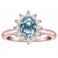 thumbnail image 3 of Star K � Classic Oval 7x5 Lady Diana Halo Genuine Sky Blue Topaz Ring, 3 of 9