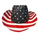 thumbnail image 2 of Sombreros de paja con bandera para mujer, sombreros de ala ancha para exteriores, sombreros de paja, sombrero de mezclilla con estampado de bandera del Día de la Independencia, sombrero para mujer, 2 of 4