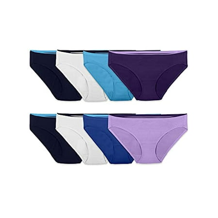 

Fruit of the Loom Women s Underwear Breathable Panties (Regular & Plus Size) Bikini - Micro Mesh - 8 Pack 5