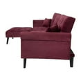 thumbnail image 7 of Wulawindy Convertible Sofa bed sleeper Navy blue velvet（W223S00459、W223S00709、W223S00007）, 7 of 7