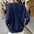 thumbnail image 6 of Liuinsasek Women's Crew-Neck Knit Sweater Solid Color Casual Long-Sleeved Loose-Fit Basic Pullover Easy Layering Piece ，Fashion Winter Outfits，Cozy Lounge Wear, 6 of 8