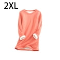 thumbnail image 2 of Qarigey Ropa interior térmica de mujer portátil Color sólido reutilizable reemplazo de manga larga invierno otoño caliente mantenimiento camiseta de Prendas para la parte del cuerpo Rojo XXL Qarigey AP013396-37, 2 of 6