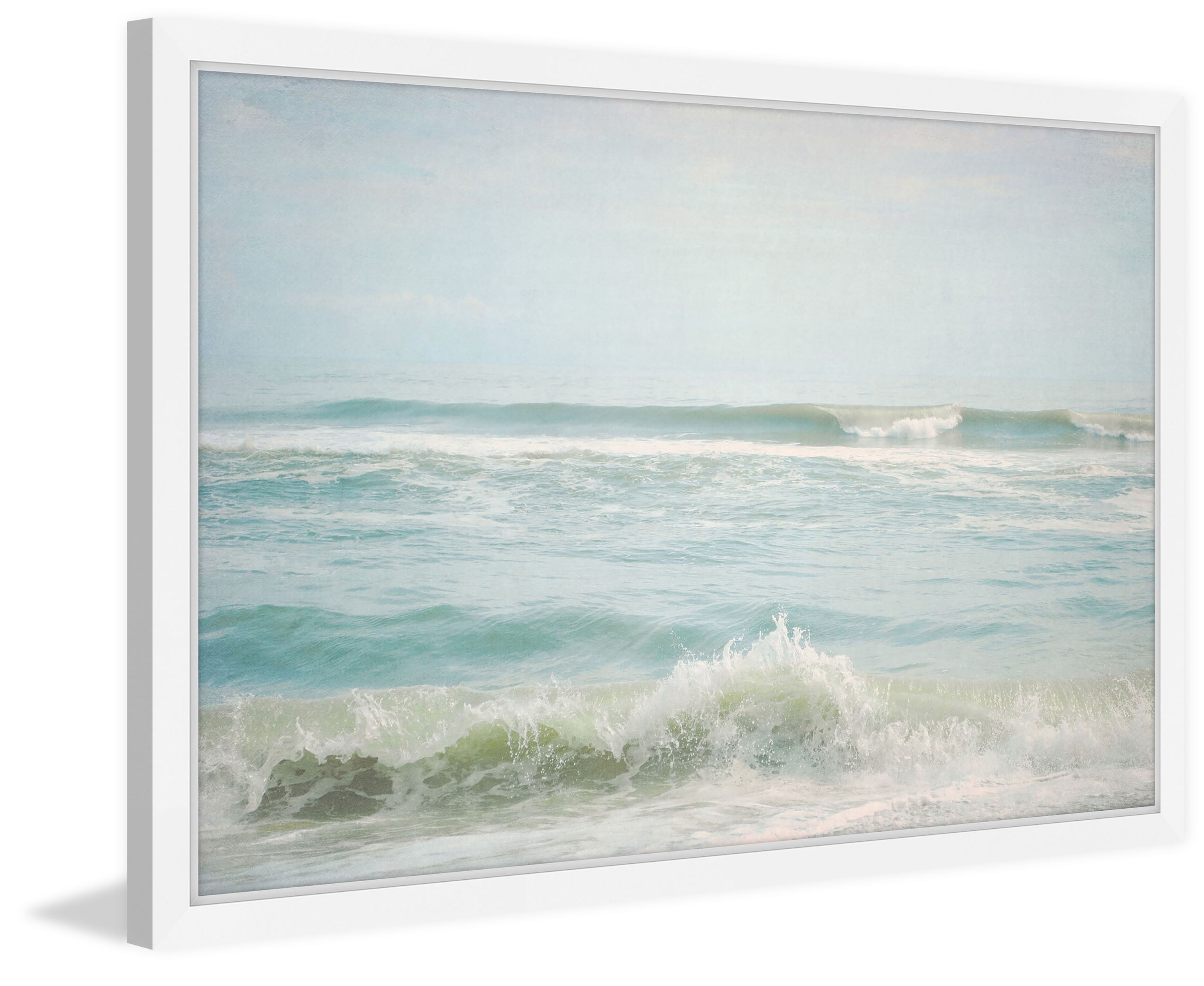 "By the Sea" Framed Painting Print