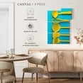 thumbnail image 5 of Elephant Stock Yellow Kitchen Tools Wall Art - Vertical Multi Panel Canvas - Living Room Wall Decor - Hobbies And Lifestyle Multi Panel - Gold And Yellow Decor - 24" x 38", 5 of 8