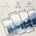 thumbnail image 6 of Elephant Stock Lake In The Valley Wall Art - Horizontal Multi Panel Canvas - Living Room Wall Decor - Abstract Multi Panel - Gray And Blue Decor By Nan - 36" x 22", 6 of 8