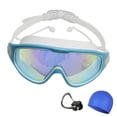 thumbnail image 2 of Lunettes de Natation Lunettes de Natation Lunettes de Natation Adulte Lunettes de Natation pour Unisexe Adulte Enfants HD Grande Monture Étanches et Lunettes de Natation, 2 of 9