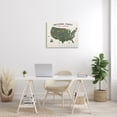 thumbnail image 3 of Stupell Industries Rustic Lodge National Parks Map Diagram Canvas Art, 30 x 24, by Lil' Rue, 3 of 7