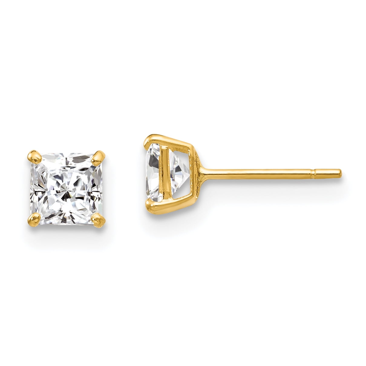 Cubic zirconia earrings 14k gold new arrivals