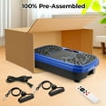 thumbnail image 6 of TLSUNNY 3D Vibration Plate Machine, Full Body Workout Platform w/ Remote Control & Resistance Bands for Home Fitness, 6 of 9